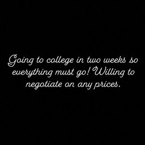 College Clean Out!!!